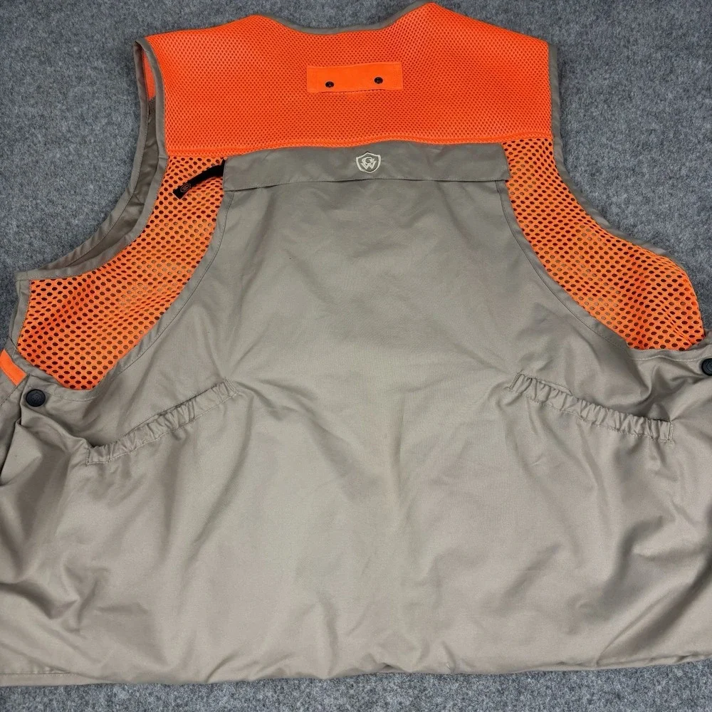 Game‎ Winner Hunting Vest Men's Large Blaze Orange Shooting Field Cargo Pockets